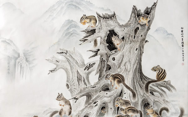 “中國夢.西江情”書法美術攝影展作品展——繪畫獲獎作品二等獎作品(3幅)